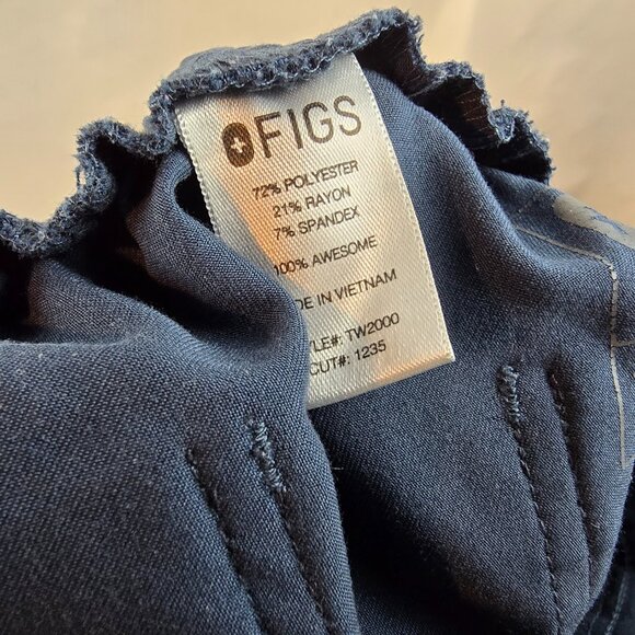 FIGS Scrub Pants Womens Small Navy Technical Collection Jogger Workwear - Picture 10 of 11